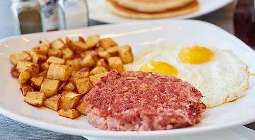 Corned Beef Hash & Eggs