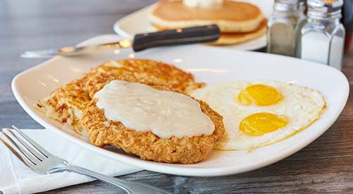 Country Fried Steak & Eggs