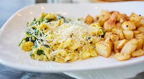 Italian Spinach Scramble