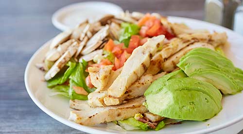 Grilled Chicken Avocado Salad