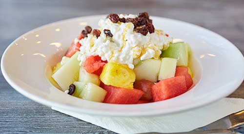 Fresh Cut Big Bowl of Fruit & Cottage Cheese